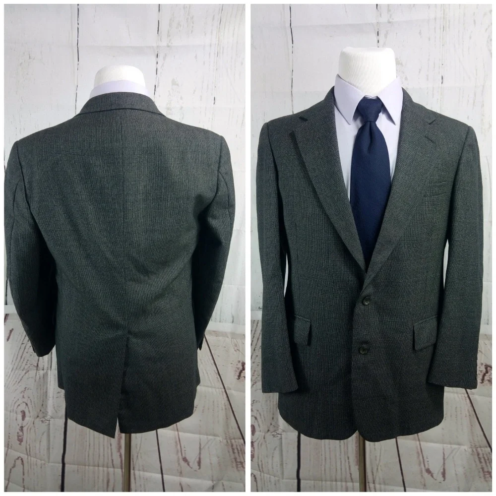 Mackenzie's 40R Gray Suit Blazer Sports Coat